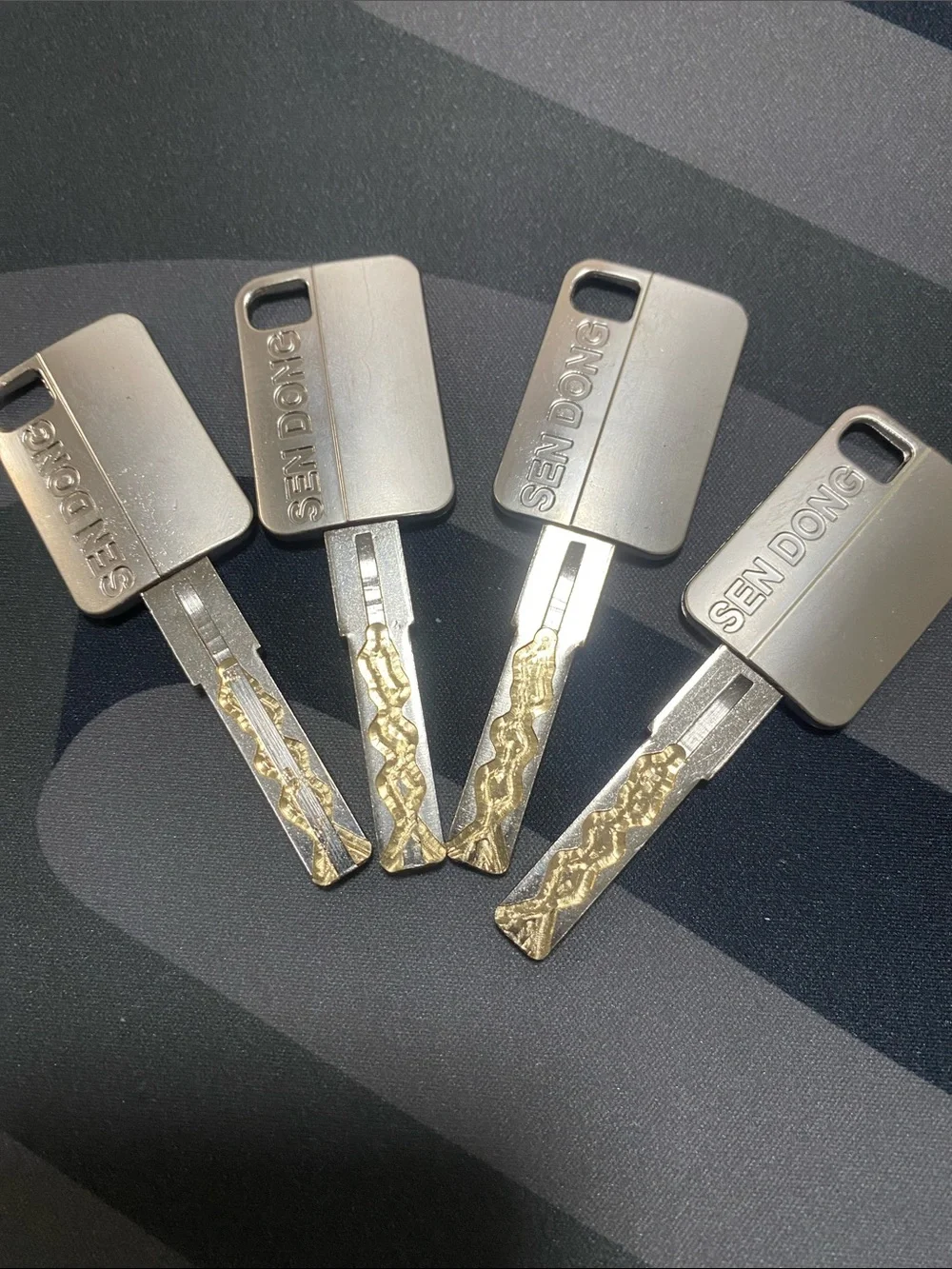 Silver & Gold Key Set — 4-Pack Key Blanks